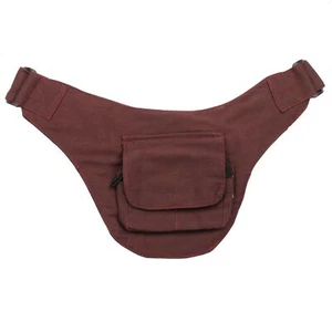 Gürteltasche Nico rot bordeaux Bauchtasche Hüfttasche Festival Goa Hippie - Bild 1 von 6