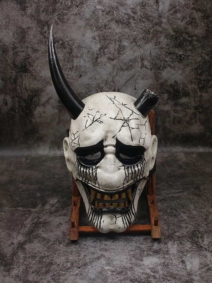 Ghostwire: Máscara de Tokio Pieza facial portátil Juegos con disfraces Fiesta Accesorios Tocado Juguetes de resina Foto 1 de 1