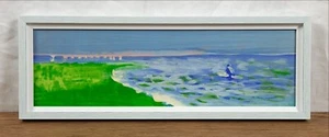 Dipinto olio originale, artista ucraino, paesaggio marino, belle arti europee - Foto 1 di 7