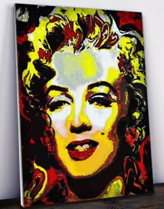 MARCO MARK - 'Pop Art Marilyn' • Stampa su tela firmata e verniciata a mano - Foto 1 di 1