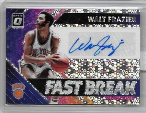 WALT FRAZIER 2018-19 PANINI OPTIC FAST BREAK PINK HOLO CERTIFIED AUTOGRAPH - Picture 1 of 1