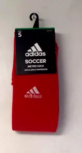 adidas Red Metro Socks (Size Small) - SoccerGarage - Picture 1 of 2
