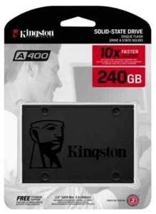KIngston A400 240GB 480GB 2.5" SATA III Internal SSD - Picture 1 of 5
