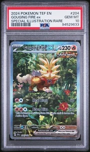 Pokemon Temporal Forces SIR Gouging Fire #204 PSA 10 #9633 - Bild 1 von 2