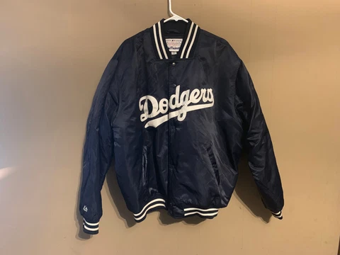 Los Angeles LA Dodgers Majestic Authentic Collection Bomber Jacket  XL Cover