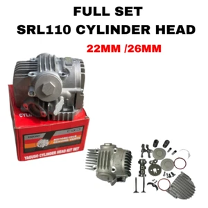 YAMAHA TTR110 110E Racing Cylinder Head Set & BIg valve 22/26 EXPRESS SHIPPING - Picture 1 of 4