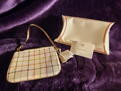 Coach Peyton Tattersall Small Wristlet No F48588 H9 - Image 1 of 4