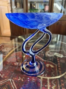 Cuenco de cristal redondo color decorativo H 22 cm - Imagen 1 de 1