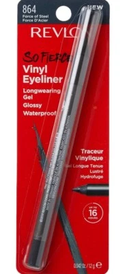 REVLON Waterproof EyeLiner So Fierce Gel Vinyl Eye Liner FORCE OF STEEL 864 NEW - Image 1 of 4
