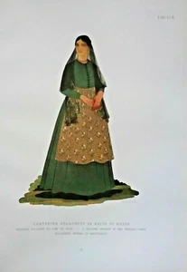 1900 KOSTÜM EMILIA BÄUERIN BOLOGNESE IM HOCHZEITSKLEID BOLOGNA - Bild 1 von 1