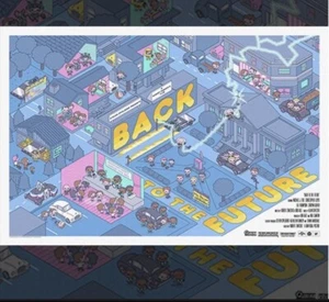 Mondo Movie 100soft Poster BACK TO THE FUTURE 100% Soft Screenprint - Picture 1 of 1