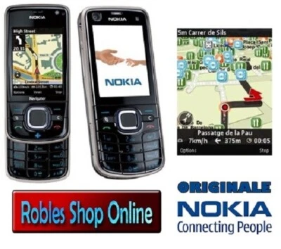 Nokia 6210 Navigator Black (Ohne Simlock) Smartphone 3G GPS 3,2MP Neuwertig - Bild 1 von 2