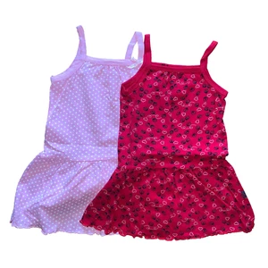 2 Trägerkleidchen Kleider Baby Sommer Gr. 74 Baumwolle Sommerkleid - Bild 1 von 1