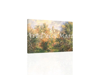 Moreno Garden At Bordighera-Monet - CANVAS OR PRINT WALL ART - Image 1 of 2