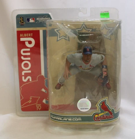 NEW McFarlane Albert Pujols St Louis Cardinals 2007 Grey Jersey Variant Cover