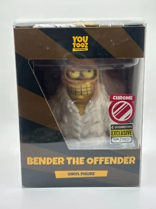 Futurama Bender the Offender Gold Chrome YouTooz Figure (324/750) - EE Exclusive - Picture 1 of 4