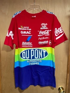 Jeff Gordon Motorsports Traditions Gr. XL Dupont Rainbow Uniform Shirt - Bild 1 von 2