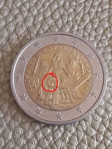 ***2 Euro Gedenkmünze 2024 A D Paulskirchenverfassung 1849 Prägefehler*** - Bild 1 von 4