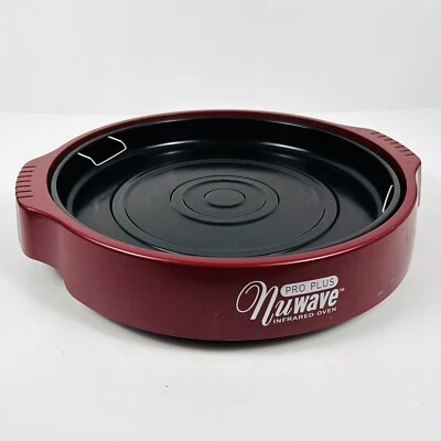 Horno NuWave Pro Plus 20613 Piezas de repuesto Base inferior roja y bandeja de goteo Foto 1 de 3