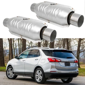 2PCS 2.5" Inlet/Outlet Catalytic Converter Heat Shield EPA For Chevrolet Equinox - Picture 1 of 13