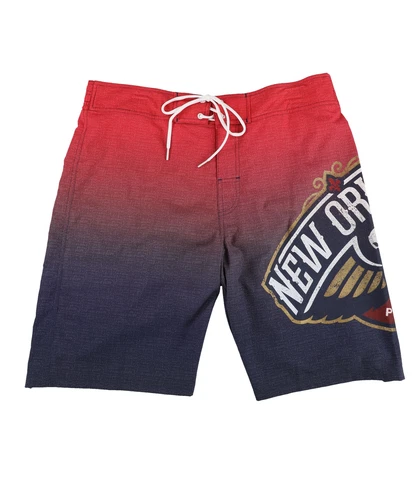 G-III Sports Mens New Orleans Pelicans Swim Bottom Trunks, Blue, Large Cover