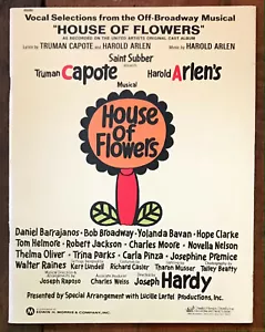 CAPOTE/ARLEN "VOCAL SELECTIONS FROM HOUSE OF FLOWERS" 1968 12 SONGS PB VG+ - Picture 1 of 1