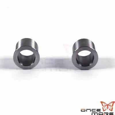 2PCS Chrome Motorcycle Wheel Bearing 1" to 3/4" Axle Reducer Spacer For Harley - Image 1 of 4