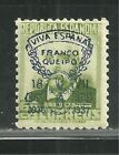 SPAIN FRANCO QUEIPO MINT HINGED OVERPRINT SPANISH CIVILWAR ISSUE OF 1936