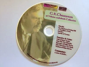G K Chesterton Huge 26 Volume Audiobooks MP3 digital DVD - Imagen 1 de 1
