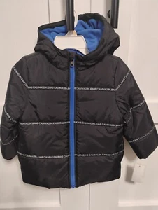 Calvin Klein Puffer Boys Girls Kids Winter Coat Size 4t - Picture 1 of 4