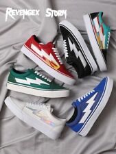 Revenge x Storm Lightning Skateboard Shoes Low-Top Canvas Shoes  Vengeful Storm