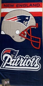 New England Patriots Beach Towel - NFL Official Merchandise - 30" x 60" - Picture 1 of 1