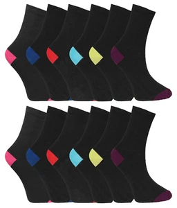 6 Paar Herrensocken Designer Cotton Rich Freizeit Arbeit Anzugsocken, Größe 6-11 - Bild 1 von 3