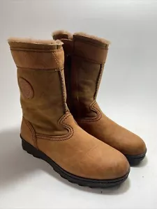 Tecnica US 8 / Women's Goat Fur Brown Snow Winter Boots - Picture 1 of 9