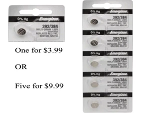 SR41, 384 Energizer watch Battery - Picture 1 of 1