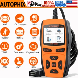 AUTOPHIX 7810 Car OBD2 Scanner All System SAS TPMS Oil EPB Code Reader Scan Tool - Picture 1 of 11