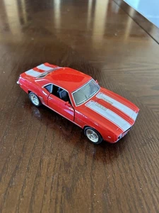 Chevrolet Camaro SS 1969 RMZ City rojo escala 1:32 5 pulgadas juguete coche retroceso - Imagen 1 de 9