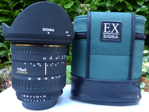 Nikon Fit 17-35mm AF Fast F2.8-4 D EX Sigma Zoom Lens + Lens Hood + Case + Caps. - Picture 1 of 10