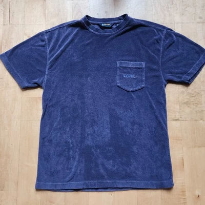 Camisa De Colección Eddie Bauer Para Hombres M EBTEK Vellón Azul Doble Bolsillo Bordado Años 90  Foto 1 de 4