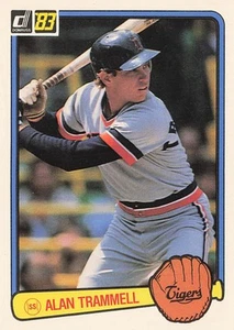 1983 Donruss #207 Alan Trammell - Picture 1 of 2