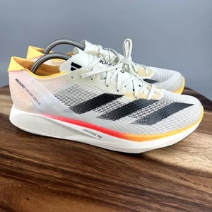 Adidas Adizero Takumi Sen 10 Men's 9/Women's 10 Running Shoes Ivory Black IG8202 - Picture 1 of 8