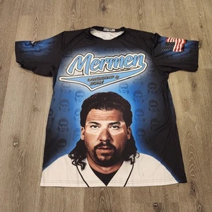 Myrtle Beach Mermen Kenny Powers Eastbound & Down All Over Print T-Shirt Size L - Picture 1 of 16