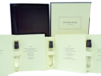 3 JO MALONE LONDON SPRAY PERFUMES PEONY SUEDE + NECTARINE + BLACKBERRY + BOX - Image 1 of 4