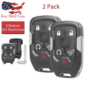 2 For 2019-2020 Chevrolet Silverado Remote Key Fob Case Shell 13529632 HYQ1EA - Picture 1 of 7