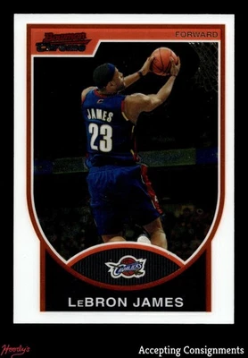 2007-08 Bowman Chrome #23 LeBron James CAVALIERS - Image 1 of 2
