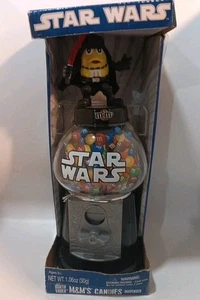 Darth Vader M&M's Star Wars Candy Dispenser Gumball Machine Style - NEW - Picture 1 of 8