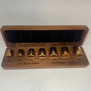Craftsman Gold Plated 2004 Limited Edition Sammler Steckschlüsselsatz mit Koffer - Bild 1 von 3