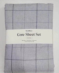 Brooklinen Flanell Kern Laken Set Cali King - Bild 1 von 5