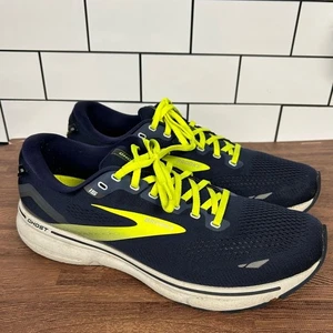 Brooks Ghost 15 Herren Größe 12 Laufschuhe Peacoat sportlich blau neongrau - Bild 1 von 9