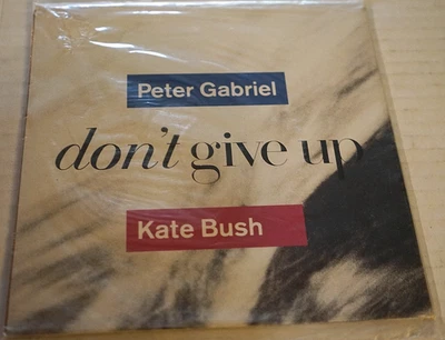 Peter Gabriel Kate Bush Don't Give Up 1986 UK Poster Sleeve 7" 45 Used Nm/Nm - Image 1 of 4